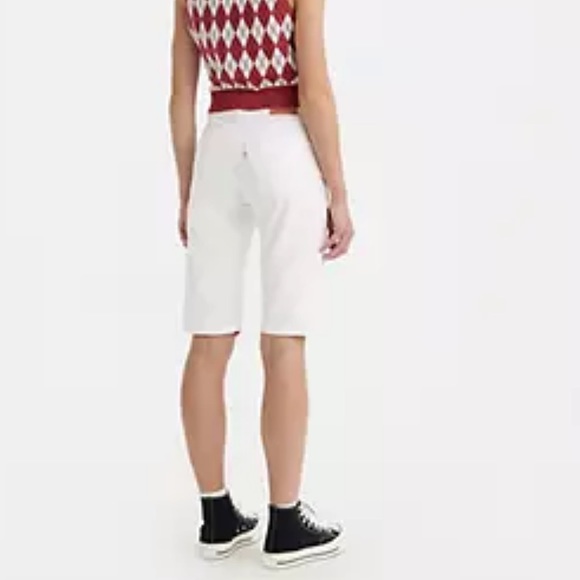 NWT Levi’s mid rise Bermuda shorts size 16 - Picture 3 of 10